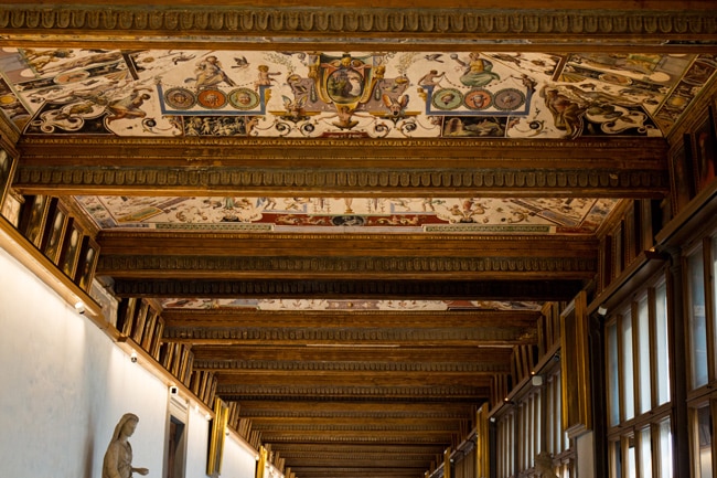 Uffizi Gallery Florence interior