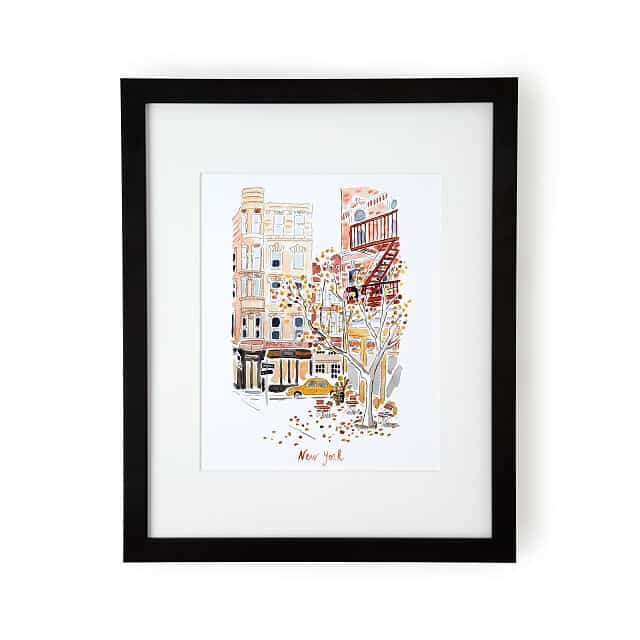 NYC art piece nyc themed gifts