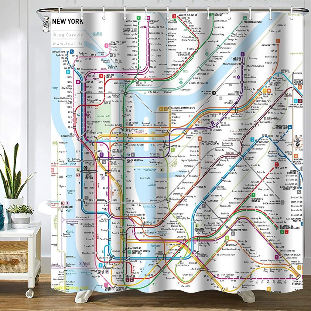 NYC unique gifts - shower curtain