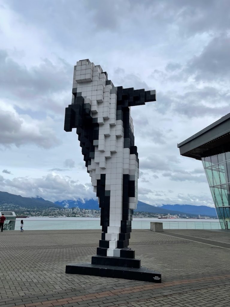 Digital Orca at Vancouver Waterfront