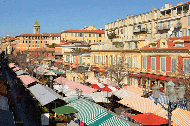 Cours Saleya Market in Nice