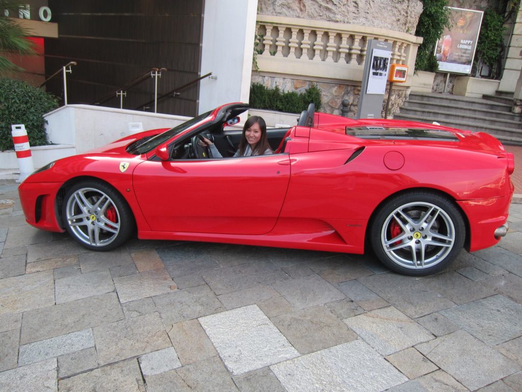 Renting a Ferrari in Monaco