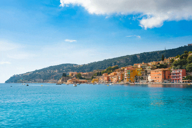 Villefranche-sur-Mer in the French Riviera