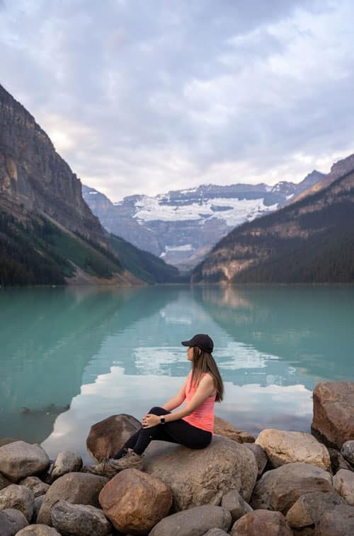Lake Louise early in the morning