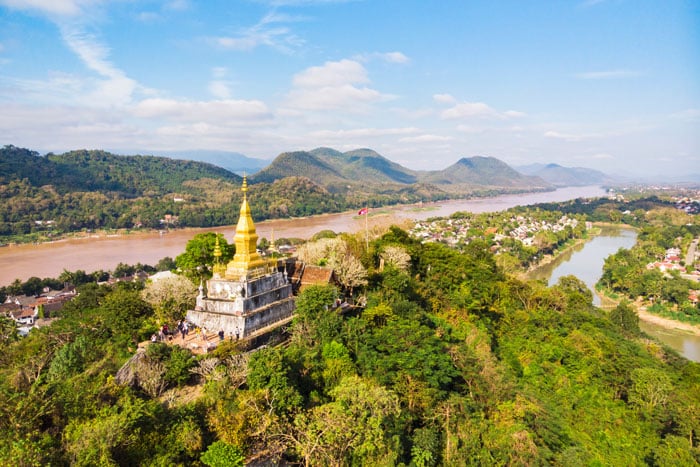 Mount Phou Si in Laos