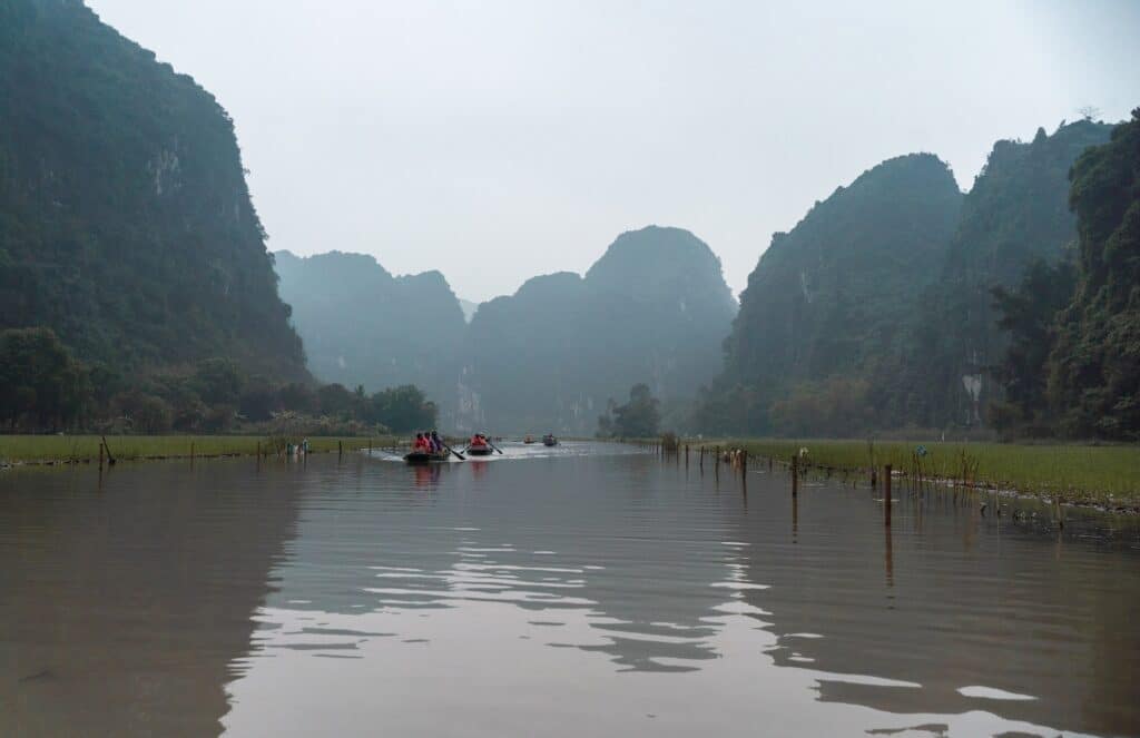 This is a photo of Tam Coc boat ride in Vietnam