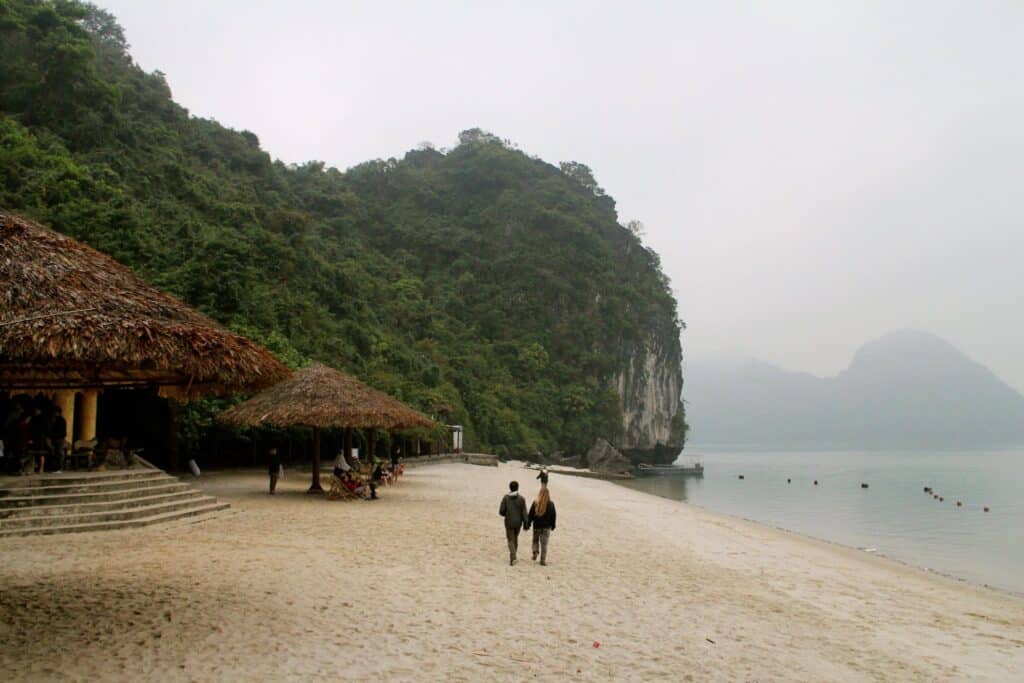 Soi Sim Island Beach in Halong Bay