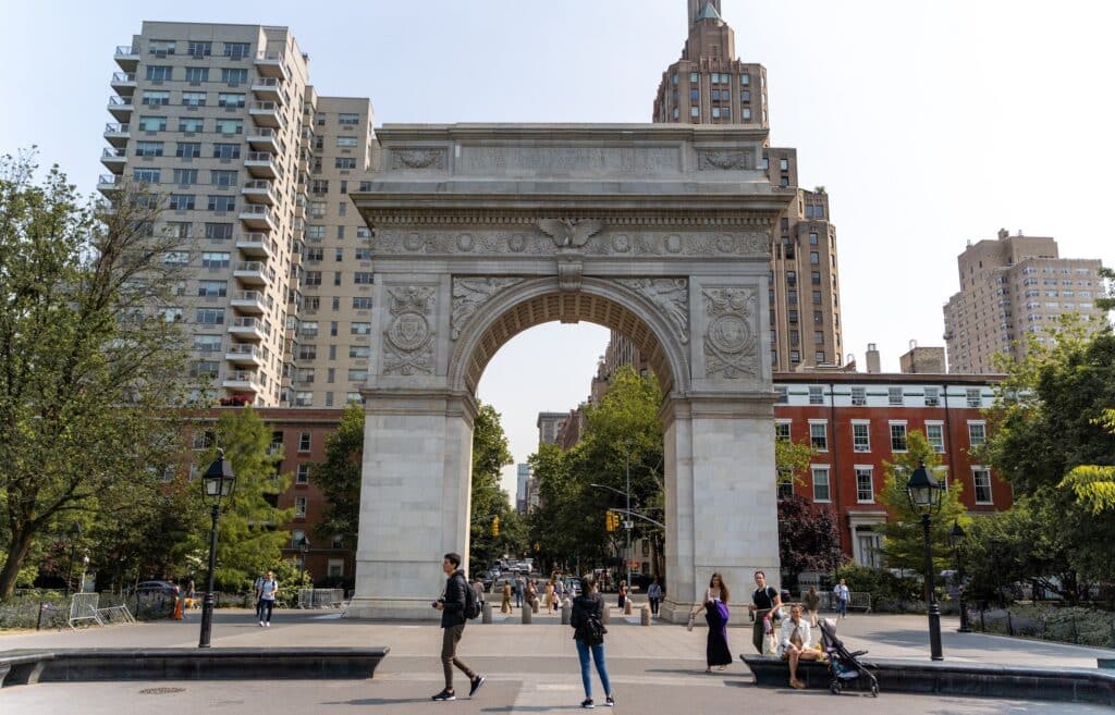 Washington Square Park in New York City one of the best places to go in NYC 