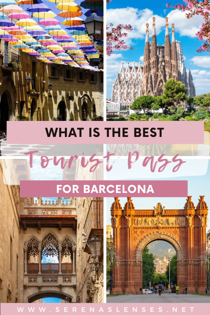 Pinterest Pin: What is the best Barcelona City Pass for tourists to save money on Barcelona attractions |  Go City vs. Barcelona City Pass vs. Barcelona Card vs. iVenture