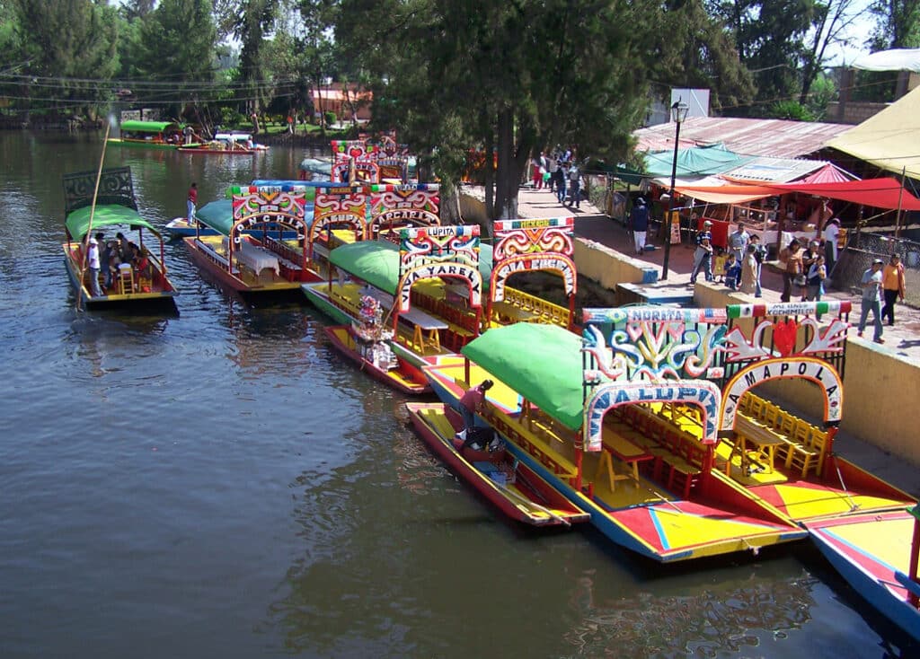 Xochimilco boat ride in Mexico City