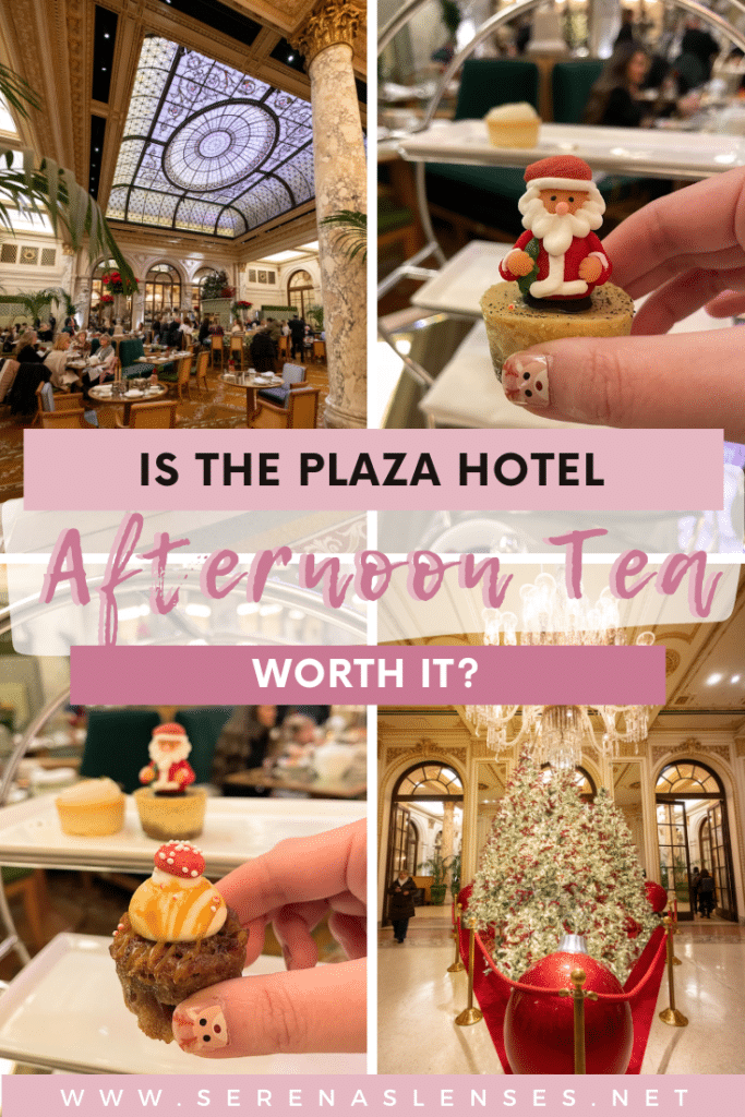 Pinterest Pin: Is the afternoon tea at the Plaza in New York worth it