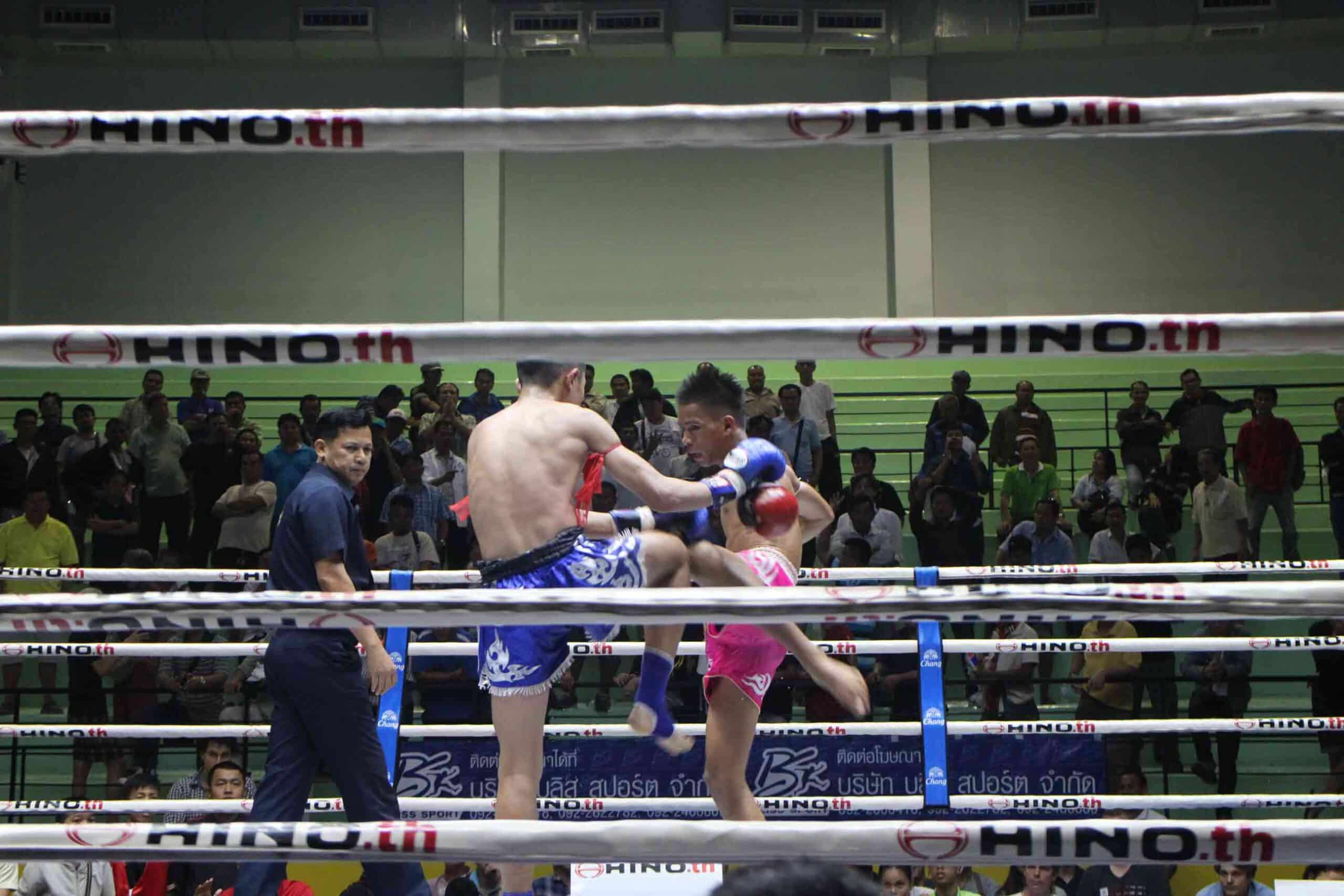 Muay Thai match in Bangkok Thailand
