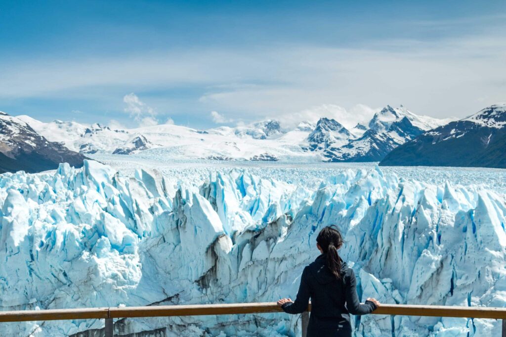 Patagonia glacier perito moreno view from footbridge - patagonia itinerary