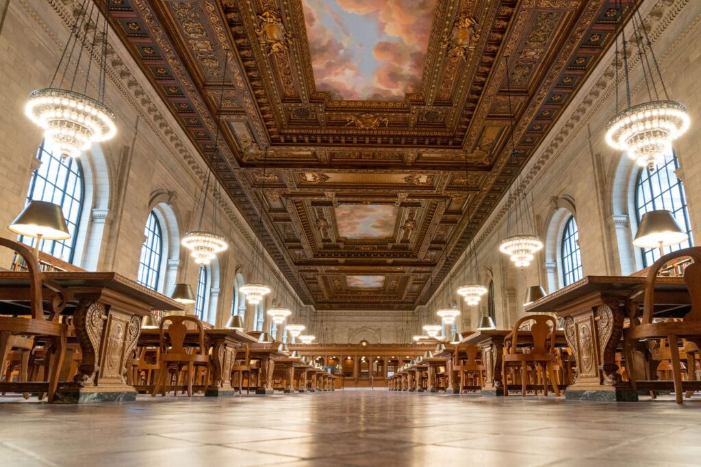Rose Reading Room at the New York Public library